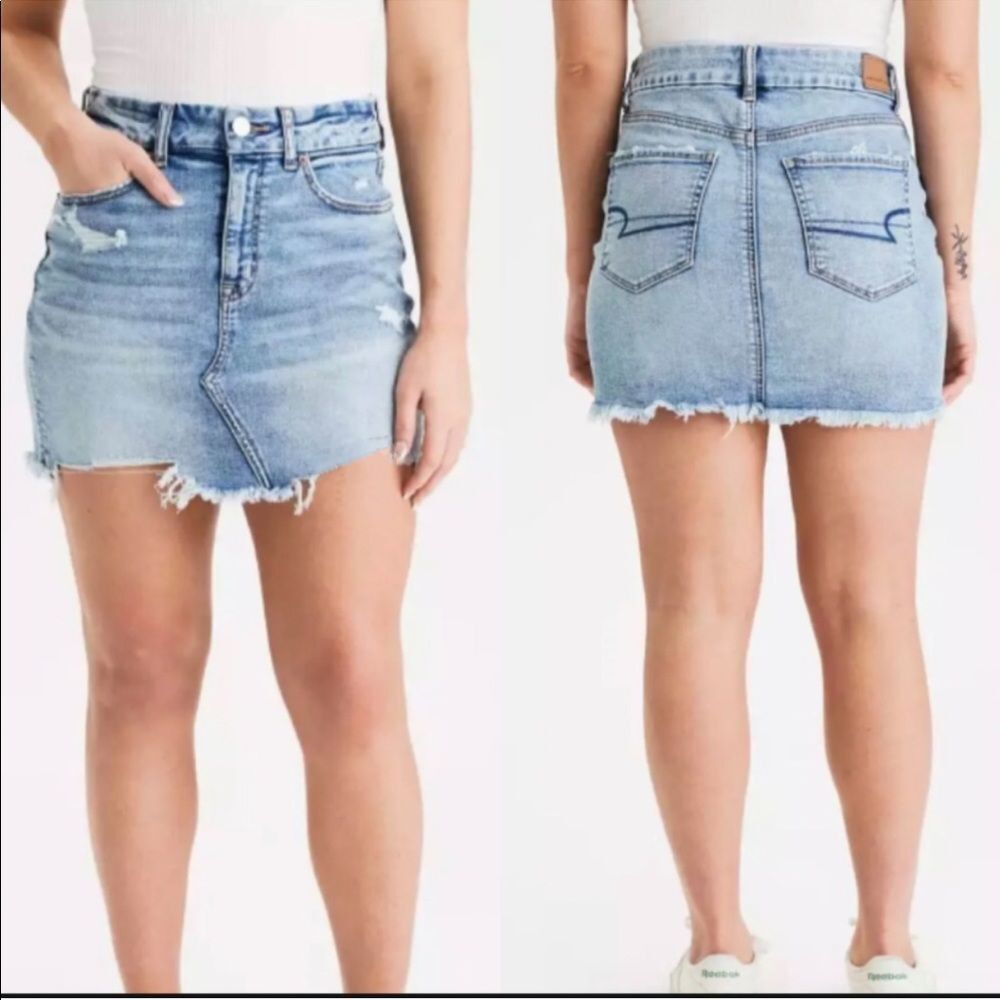 American Eagle Denim Skirt Sz 0